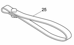 マキタ makita 18V 充電式 ソフト インパクト ドライバ TS141DZ 用 ハンド ストラップ 163400-6 部品 パーツ 修理 建築 建設 大工 電工
