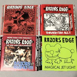 RAZORS EDGE CD 4枚 レイザーズエッジ THRASH HARDCORE PUNK スラッシュ ハードコア パンク