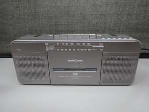 (683) AudioComm ポータブルラジオカセットレコーダー　ラジカセ FM AM USB RCS-SU950R