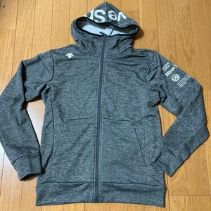 DESCENTE MOVE SPORT 長袖パーカージャケット　フーデッドジャケット　 メンズ　M グレー　トレーニングウェア　ジャージジャケット