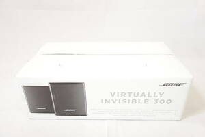 【未使用】 ボーズ BOSE Virtually Invisible 300 Surround speakers BL サラウンドスピーカーセット ブラック (国内正規品)