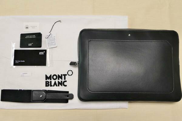新品 MONTBLANC マイスターシュテュック アーバン ラップトップケース　モンブラン　MB124079 ショルダー　ブリーフケース