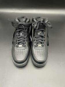 (No. 2301016)～送料無料～ ～新品未使用～NIKEナイキ AIR FORCE 1 MID 07 ブラック 28.5cm 品番:315123-001 スニーカー