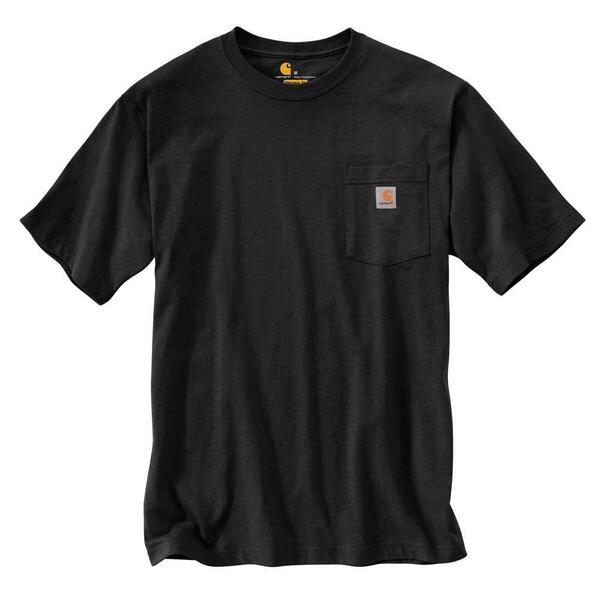 カーハート K87　黒　S　ポケット Tシャツ　●新品 Carhartt
