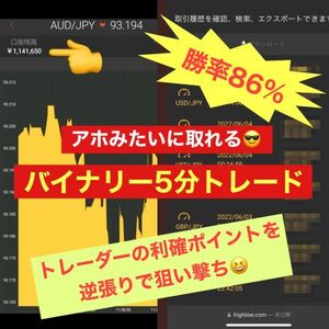 【2023年版】勝率86%！トレーダーの利確ポイントを利用した逆張りロジック！半永久的に使えます！ /FX,バイナリーオプション,副業,投資