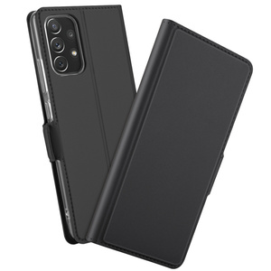 Galaxy A52 5G SC-53B 専用 ケース 手帳型ケース カバー 定期入れ ポケット シンプル スマホケース ブラック