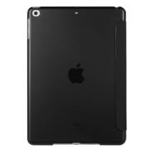 iPad ケース iPad5 / iPad6 / iPad Air1 / iPad Air2 兼用 三つ折スマートカバー PUレザー アイパッド カバー スタンド機能 ブラック_画像3