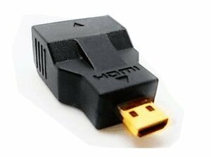 [ free shipping ]miniHDMI terminal conversion adaptor [miniHDMI terminal .microHDMI terminal . conversion ] Mini HDMI female * micro HDMI male 
