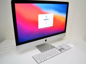 Apple iMac 27インチワイド液晶/Core i5-6500/8GB/Fusion Drive(HDD 1TB+SSD 24GB)/A1419【1015】※同梱不可