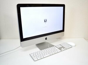 【美品・キーボード付き】Apple iMac (21.5-inch, Mid 2011) /Core i5-2400S/8GB/HDD 500GB/A1311【1002】※同梱不可