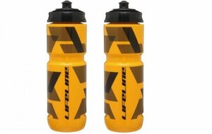 LifeLine ウォーターボトル Yellow / Black 2本 (800ml) ボトル 　水筒　　 ELITE