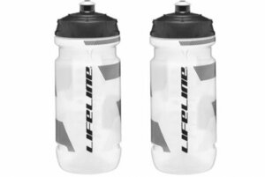 LifeLine ウォーターボトル クリア 2本 (600ml) ボトル 　水筒　　 ELITE