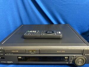 ソニー SONY ビデオカセットレコーダー　WV-H4 未チェック ジャンク品 VHSデッキ Hi8