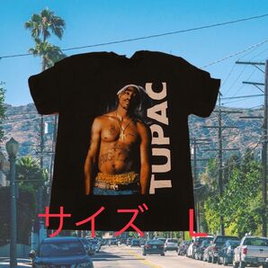 2PAC Tシャツ ラップT HIPHOP 黒 サイズL 【新品】