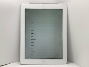 【中古・ジャンク】アクティベーションロック品 色ムラ Apple iPad 3rd Wi-Fi+C 32GB SoftBank ホワイト NW〇 部品取り用 A-97267