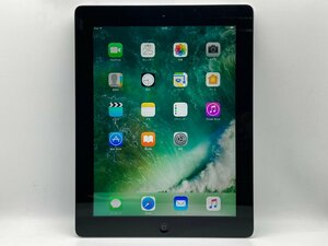 【中古・ジャンク】色ムラ バッテリー不良 Apple iPad 4th Wi-Fiモデル 16GB ブラック NW利用制限ー 本体 A-9F182