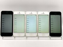 【中古・ジャンク】まとめ売り5台 アクティベーションロック品 液晶画面浮き 色ムラ 他 Apple iPhone5 au NW〇 部品取り用 A-00993_画像1