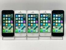 【中古・ジャンク】まとめ売り5台 液晶画面浮き 色ムラ 他 Apple iPhone5 au NW利用制限〇 本体 A-17688_画像1