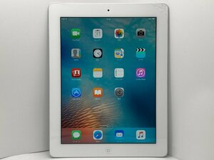 【中古・ジャンク】ベゼル部分割れ 打痕 色ムラ Apple iPad 2nd Wi-Fiモデル 16GB ホワイト NW利用制限ー 本体 A-0DKPH