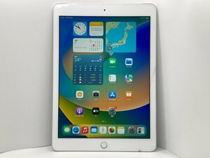 【中古・ジャンク】液晶画面割れ Apple iPad 6th Wi-Fi+C 32GB au解除版SIMフリー シルバー NW利用制限〇 本体 A-78675