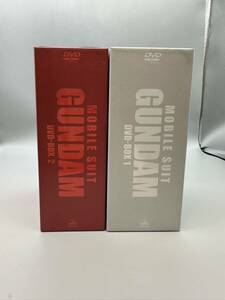 Y11050　　MOBILE SUIT GUNDAM 機動戦士ガンダム DVD BOX ２セット 1～11 解説書 初回限定生産商品
