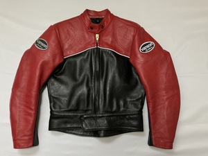 VANSON レザー ライダース ジャケット 40 ( バンソン LEATHER RIDERS JACKET )【中古】