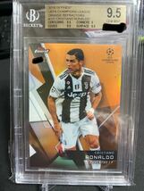 【BGS鑑定済】UEFA CHAMPIONS LEAGUE ORANG REFRACTORS_クリスティアーノ・ロナウド(Cristiano Ronaldo)/#25_画像1