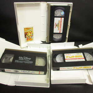 《VHS》セル版 「ディズニー クリスマス２本＋くまのプーさん 完全保存版」 Disney ビデオテープ 再生未確認(不動の可能性大)の画像7