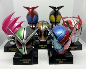 仮面之世界 平成仮面ライダー 7種セット マスカーワールド マスコレ マスクコレクション ダブル カブト