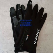男性用手袋　指先を出すことができる　女性用手袋　グローブ　通学通勤手袋　防風防寒 XL　黒色 フィッシンググローブ_画像5