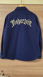 テンダーロイン 刺繍ワッペン付きワークシャツ Mサイズ 長袖 送料無料 TENDERLOIN 