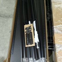 X-27@アイリスプラザ ラック スチールラック メタルラック 幅120cm 5段 STR-1200 ブラック 幅約120×奥行約46×高さ約183㎝_画像4