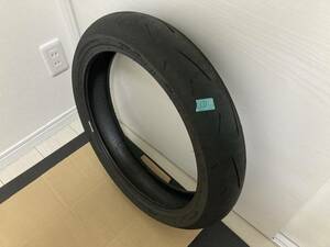 【中古】ダンロップ DUNLOP α13SP 110/70 ZR Ninja250 YZF-R25 CBR250RR NSR250 Ninja400 【管理番号1】