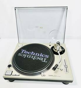 《1円スタート》technics sl-1200mk5 シルバー　カートリッジ付　ダストカバー付　通電確認　美品　テクニクス　レコードプレーヤー 