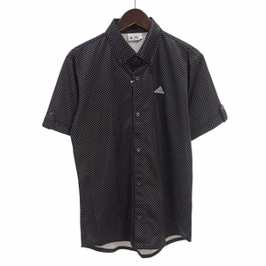 【特別価格】ADIDAS GOLF ゴルフ ドット柄 半袖 シャツ シャツ