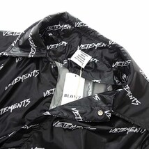 【特別価格】ヴェトモン/VETEMENTS Monogram All Over Coat ロゴ レイン コート メンズS_画像5