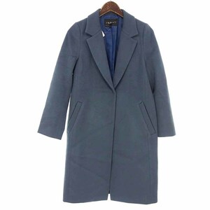 【特別価格】INDIVI 2 FACE COAT ウール ビーバー チェスター コート