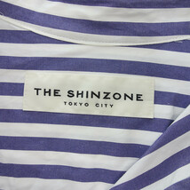 【特別価格】/THE SHINZONE BIG SHIRT OP ストライプ ビッグ シャツ L/S 長袖 ワンピース_画像3