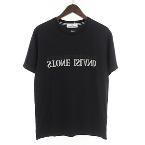 【特別価格】STONE ISLAND リフレクター ロゴ プリント 半袖 クルーネック Tシャツ