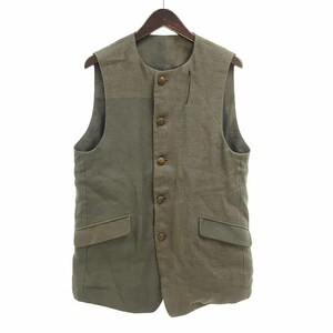 【特別価格】DEVOA 23SS Vest Linen Combination リネン ジレ ベスト