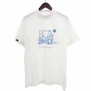 【特別価格】tovho 22SS GOLF ゴルフ ワッフル モックネック Tシャツ