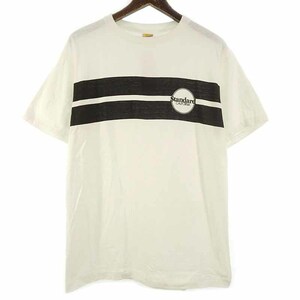 【特別価格】STANDARD CALIFORNIA ラインロゴプリントTシャツ ホワイト