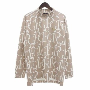 1PIU1UGUALE3 GOLF L/S MOCK NECK GIANT LOGO モックネック 長袖 カットソー