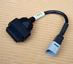 6pin SUZUKI 16pin OBD2 スズキ　アダプター 　　故障診断機 コードリーダー スキャンツール