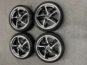 希少！ カールソン REVO 16Ｘ6J PCD 100 +45　Carlsson 　ハイゼットジャンボ　引っ張りタイヤ　軽カー