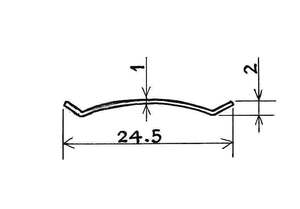  aluminium edge molding for vinyl molding camper exterior repair molding 