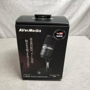 AVerMedia USBマイクロホン AM310 [ゲーム実況/ライブ動画配信 配信/録音に向いているコンデンサーマイクロホン 単一指向性マイク]