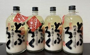 O11-17 1円～未開栓 中埜酒造 國盛 純米どぶろく 濁酒 愛知県 14度 720ml×4本　同梱不可・まとめて取引不可単品取引のみ