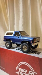 Fms FCX24 シボレーK5 Blazer Fair RC blue mod chevrolet ブルーカスタムモデル　C10 K10 新品 クローラー ジープ