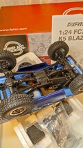 Fms FCX24 シボレーK5 Blazer Fair RC blue mod chevrolet ブルーカスタムモデル　C10 K10 新品 クローラー ジープ_画像8